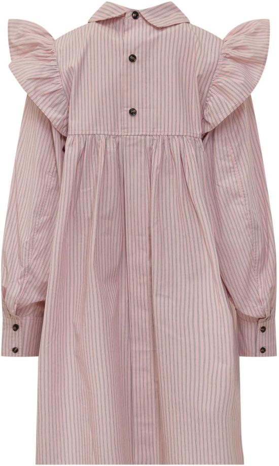 26SS 가니 스트라이프 미니 셔츠 드레스 A1030161868SS26 PINK - GANNI