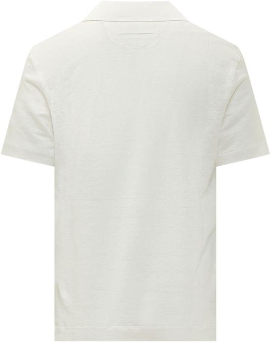 26SS 에르메네질도제냐 폴로 티셔츠 UH352A3H747N01SS26 WHITE - ERMENEGILDO ZEGNA