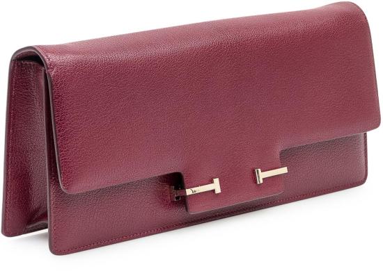 25FW 톰포드 클러치/파우치 L1899LGO033P1R008FW25 MAROON - TOMFORD