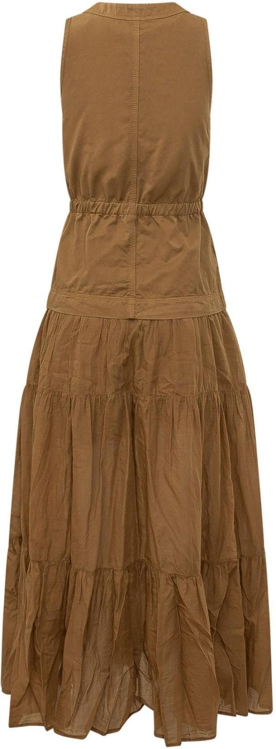 26SS 핑코 롱 원피스 106822A3AXL25SS26 BEIGE - PINKO
