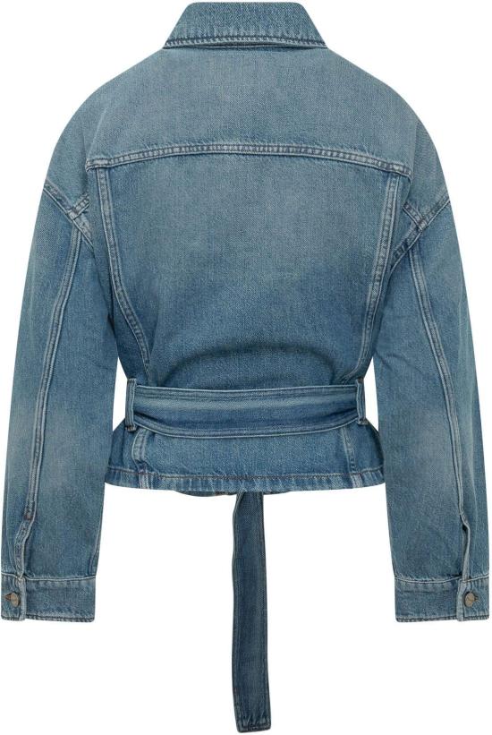 26SS 핑코 데님 자켓 106389A341PJVSS26 BLUE - PINKO