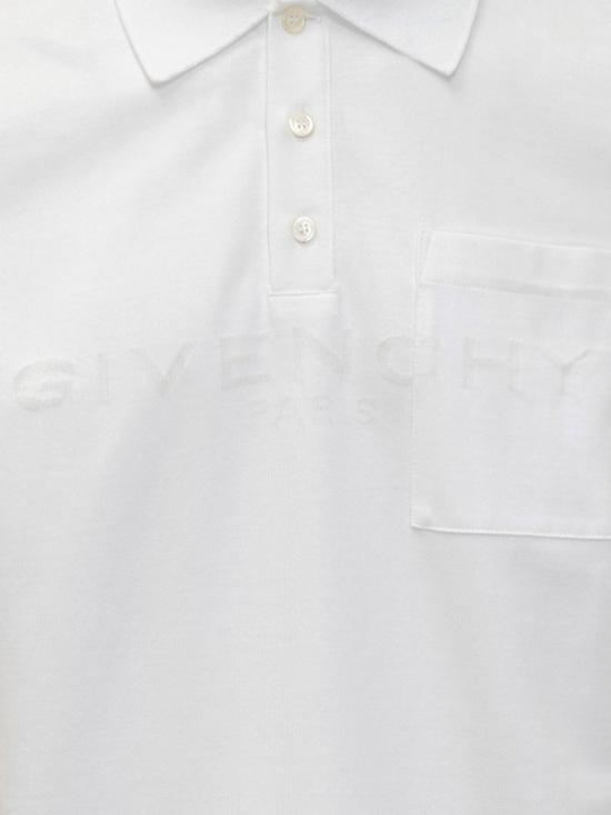 26SS 지방시 폴로 티셔츠 BML00G3YSF100SS26 WHITE - GIVENCHY