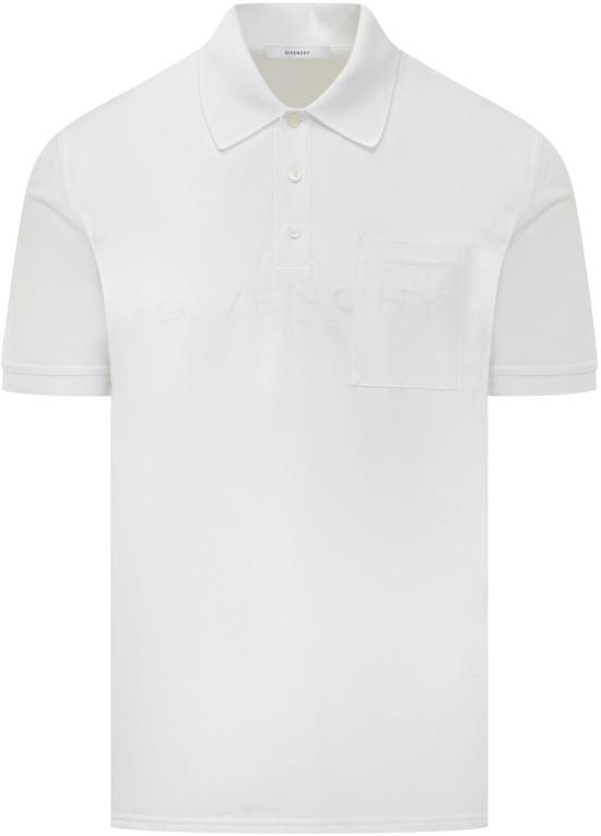 26SS 지방시 폴로 티셔츠 BML00G3YSF100SS26 WHITE