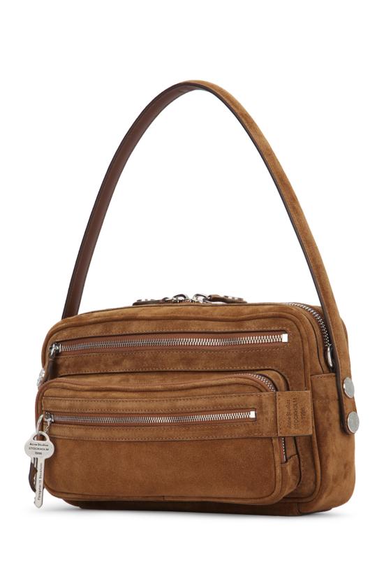 26FW 아크네 스튜디오 카메로 파티 스웨이드 백 C10284 295 COGNACBROWN - ACNE STUDIOS