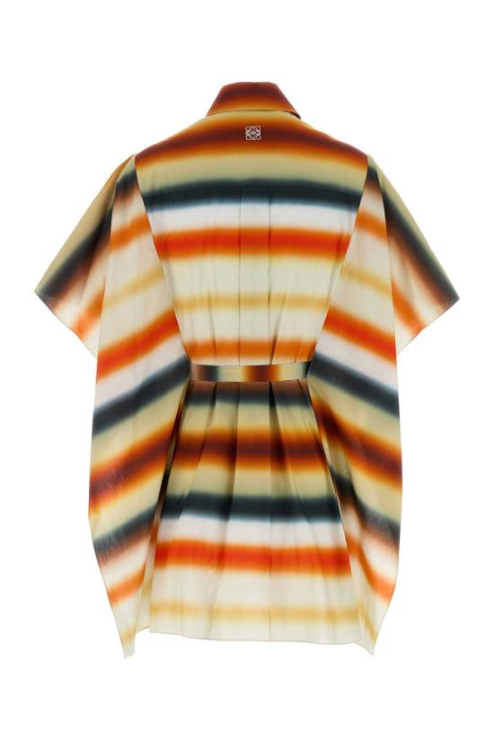 26SS 로에베 원피스 S616Y09XCL ORANGEMULTICOLOR Stripped - LOEWE