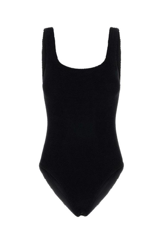 26SS 훈자 지 원피스 수영복 COVERAGESQUARENECKSWIM BLACK