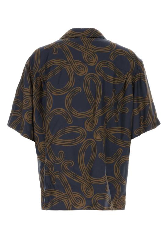 26SS 로에베 반팔 셔츠 H616Y05X91 NAVYBROWN Printed - LOEWE