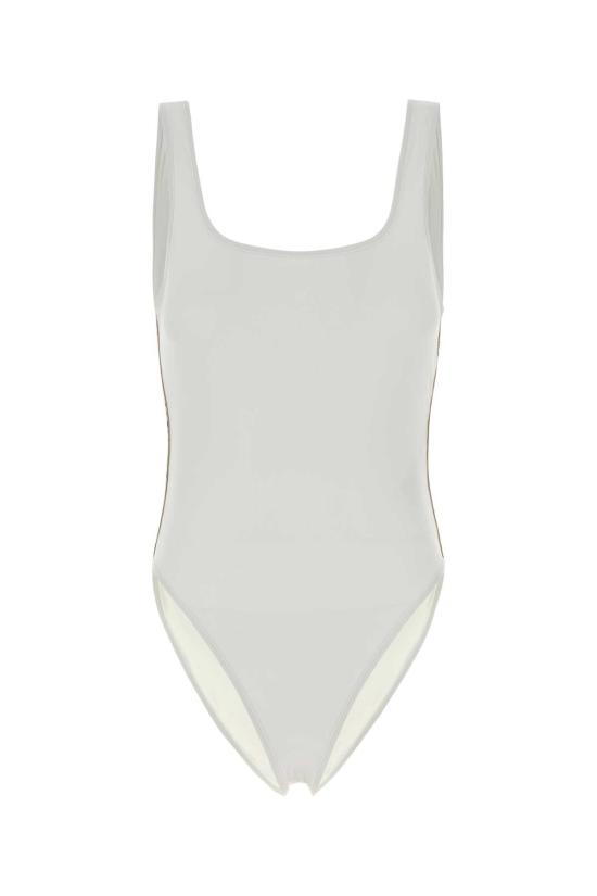 26SS 버버리 원피스 수영복 8126402 B7078 White