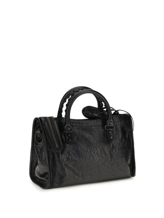 26FW 발렌시아가 르 시티 백 스몰 8657622ACFH BLACK - BALENCIAGA