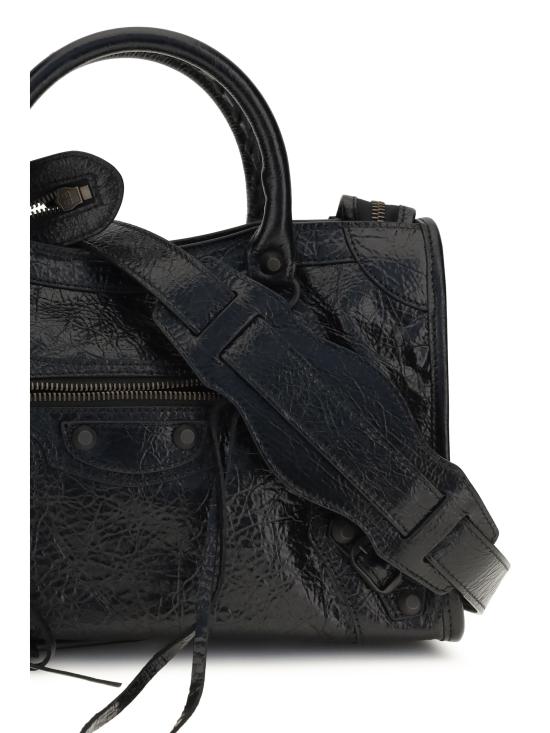 26FW 발렌시아가 르 시티 백 스몰 8657622ACFH BLACK