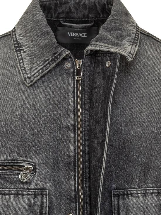 26SS 베르사체 데님 자켓 10217541A160531D980SS26 DONKERGREY - VERSACE
