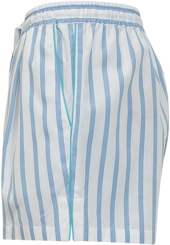 26SS 돌체앤가바나 스트라이프 포플린 쇼츠 FTDJHTFR52WS8051SS26 LICHTBLUE - DOLCE & GABBANA
