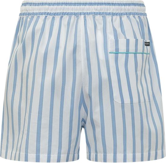 26SS 돌체앤가바나 스트라이프 포플린 쇼츠 FTDJHTFR52WS8051SS26 LICHTBLUE - DOLCE & GABBANA