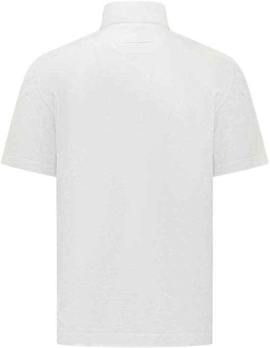 26SS 에르메네질도제냐 폴로 티셔츠 UH348A3H794N00SS26 WHITE - ERMENEGILDO ZEGNA