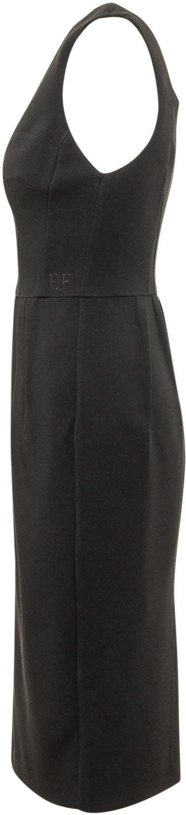 26SS 엘리자베타프랜치 롱 원피스 AB94162E2110SS26 BLACK - ELISABETTA FRANCHI