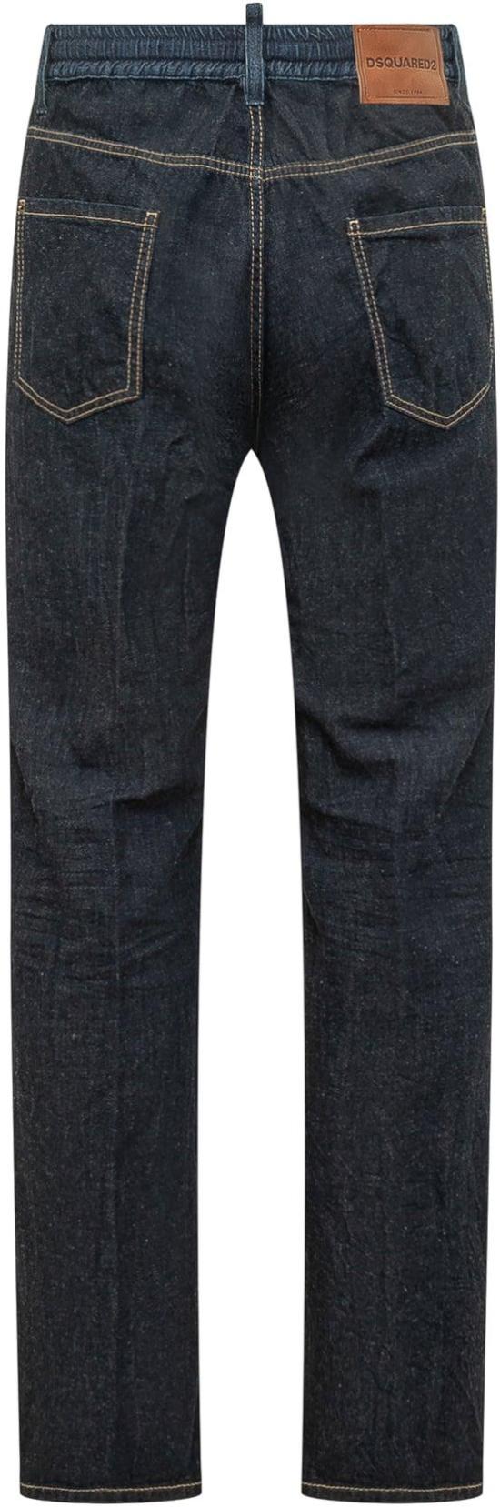 26SS 디스퀘어드2 데님 팬츠 S74LB1859S30825470SS26 NAVY - DSQUARED2