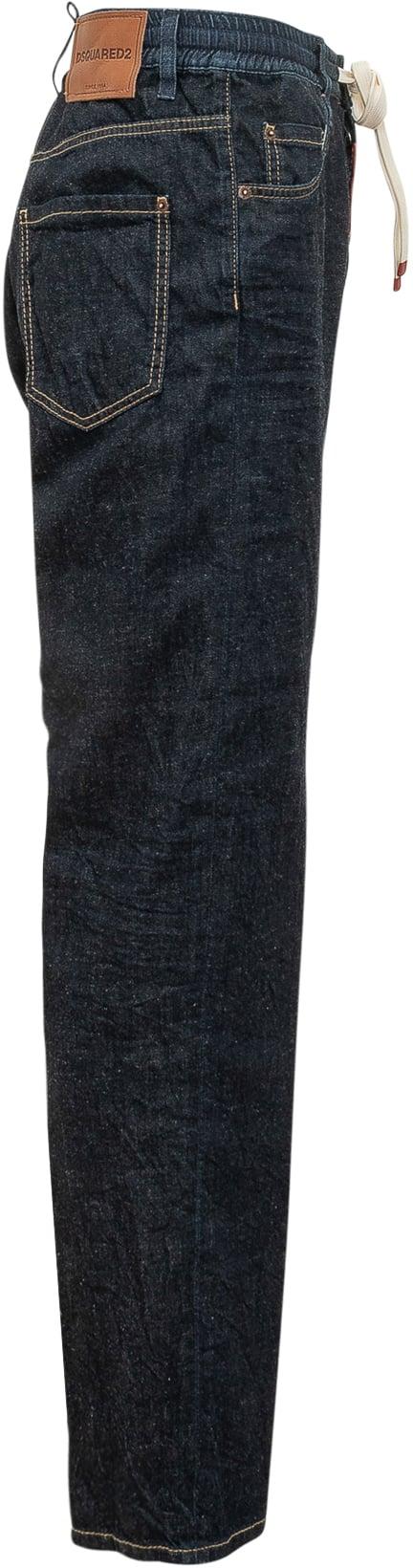 26SS 디스퀘어드2 데님 팬츠 S74LB1859S30825470SS26 NAVY - DSQUARED2