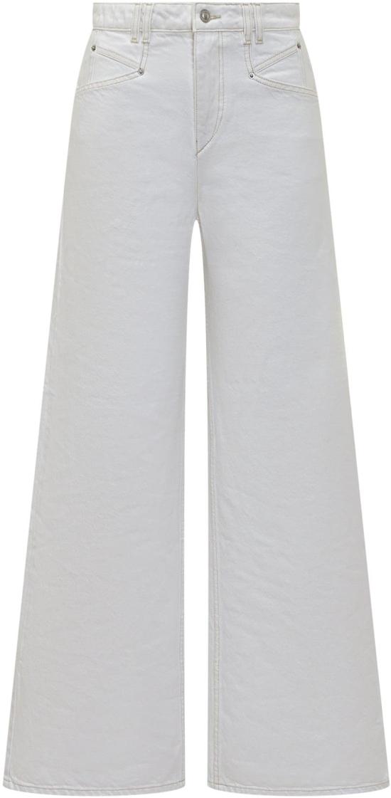26SS 이자벨마랑 데님 팬츠 26PPA0052FBD1H02I20WHSS26 WHITE