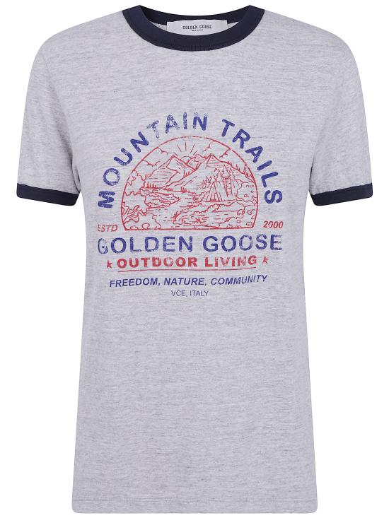 26FW 골든구스 탑 GWP02768 P002642 60717 60717 GREY MELANGE NAVY