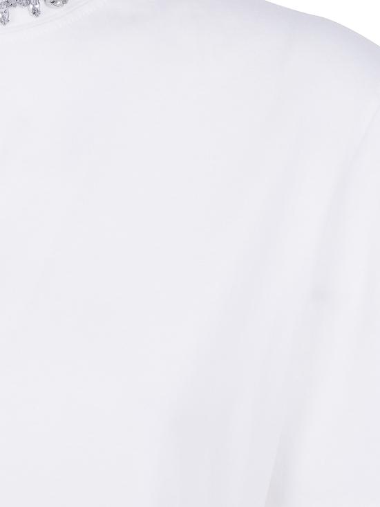 26FW 골든구스 카보숑 크리스탈 티셔츠 GWP01220 P000673 10363 099 10363 VINTAGE WHITE - GOLDEN GOOSE