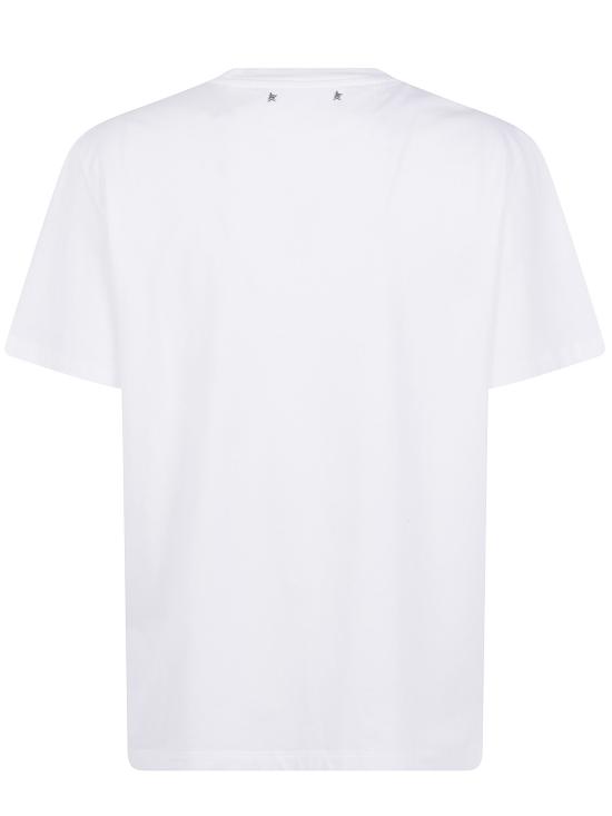 26FW 골든구스 카보숑 크리스탈 티셔츠 GWP01220 P000673 10363 099 10363 VINTAGE WHITE - GOLDEN GOOSE