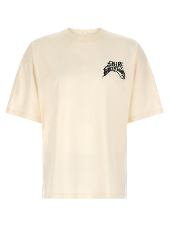 26FW 아미리 반팔 티셔츠 할리우드 LJ 스케이트 티셔츠 화이트