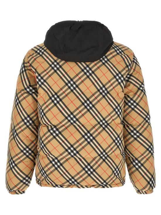 26FW 버버리 숏패딩 스노든  재킷 베이지 - BURBERRY