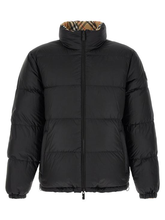 26FW 버버리 숏패딩 스노든  재킷 베이지 - BURBERRY