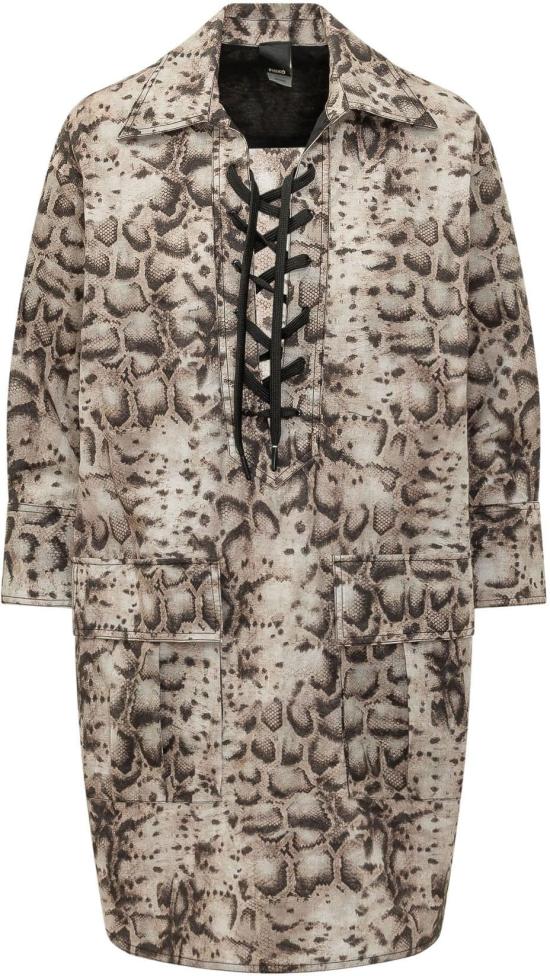 26SS 핑코 미디 원피스 106842A3B1CZ9SS26 BEIGE