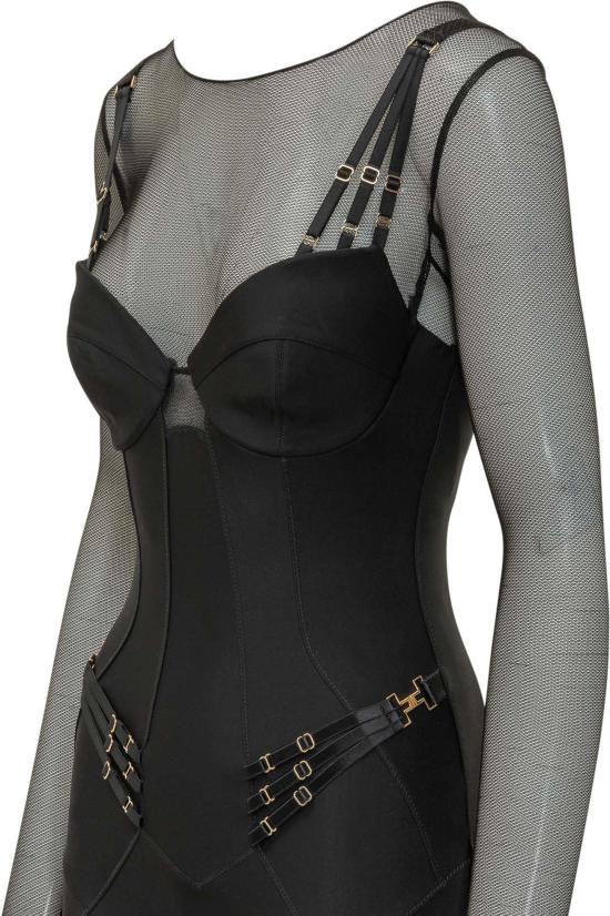 26SS 엘리자베타프랜치 점프수트 TU05661E2110SS26 BLACK - ELISABETTA FRANCHI