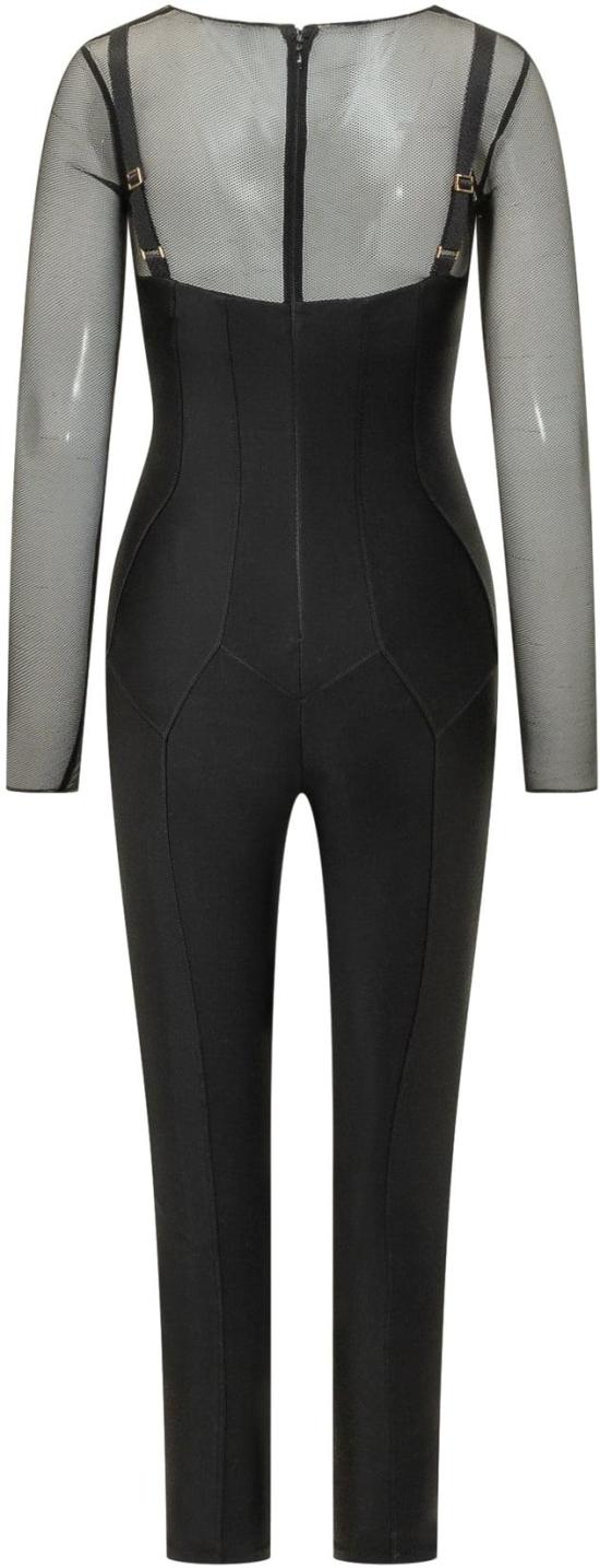 26SS 엘리자베타프랜치 점프수트 TU05661E2110SS26 BLACK - ELISABETTA FRANCHI