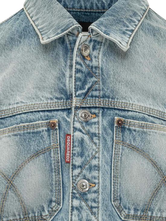 26SS 디스퀘어드2 데님 자켓 S74AM1686S30839470SS26 LICHTBLUE - DSQUARED2