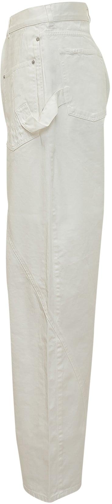 26SS JW앤더슨 데님 팬츠 DT0126PG1933002SS26 WHITE - JW ANDERSON