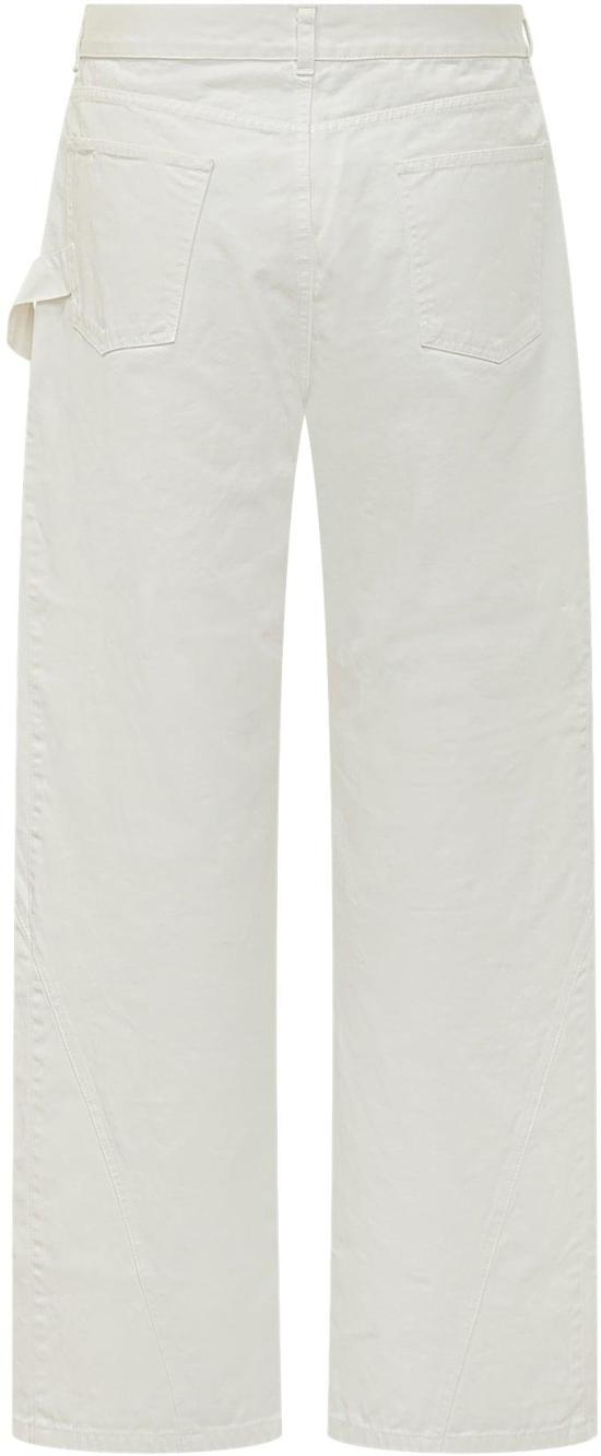 26SS JW앤더슨 데님 팬츠 DT0126PG1933002SS26 WHITE - JW ANDERSON