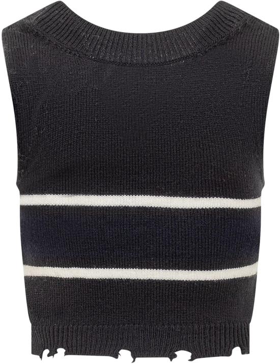  엠부시 니트웨어 BWHT003F24KNI0011031FW24 BLACK - AMBUSH