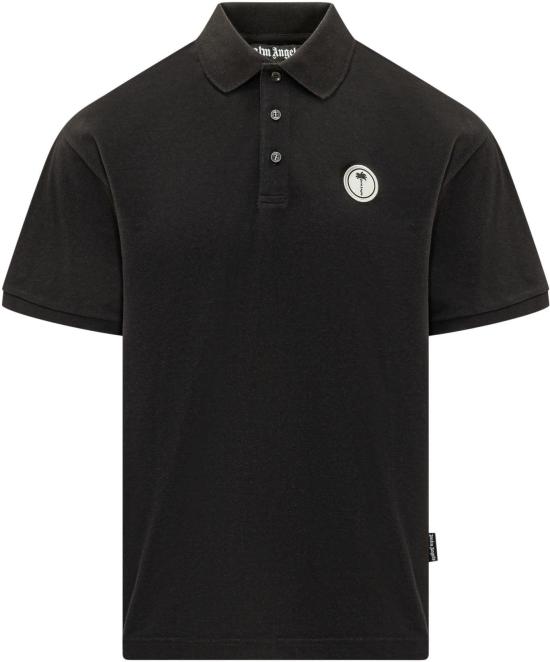 26SS 팜앤젤스 폴로 티셔츠 PMGB012S26FAB0011003SS26 BLACK