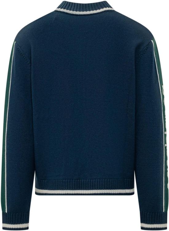 26FW 카사블랑카 봄버 자켓 MAW26KW151101FW26 NAVY - CASABLANCA