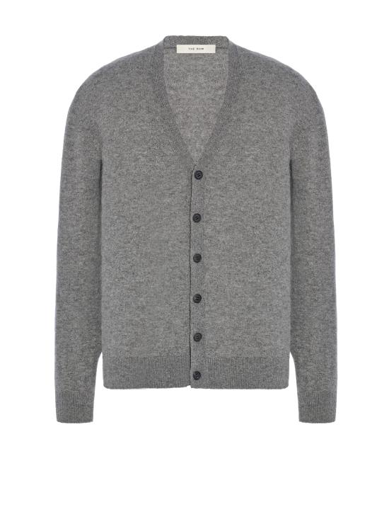 26FW 더로우 다이스 캐시미어 가디건 R000690 Y166 DGM DARK GREY MELANGE