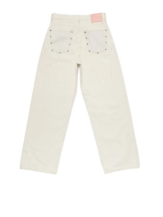 26FW 아크네 스튜디오 스트레이트 팬츠 C00138 REG100 WHITE - ACNE STUDIOS
