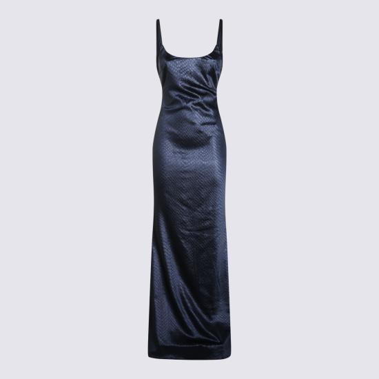 26FW 엘리자베타프랜치 롱 원피스 ABR0567E2 H88 BLU NOTTE - ELISABETTA FRANCHI