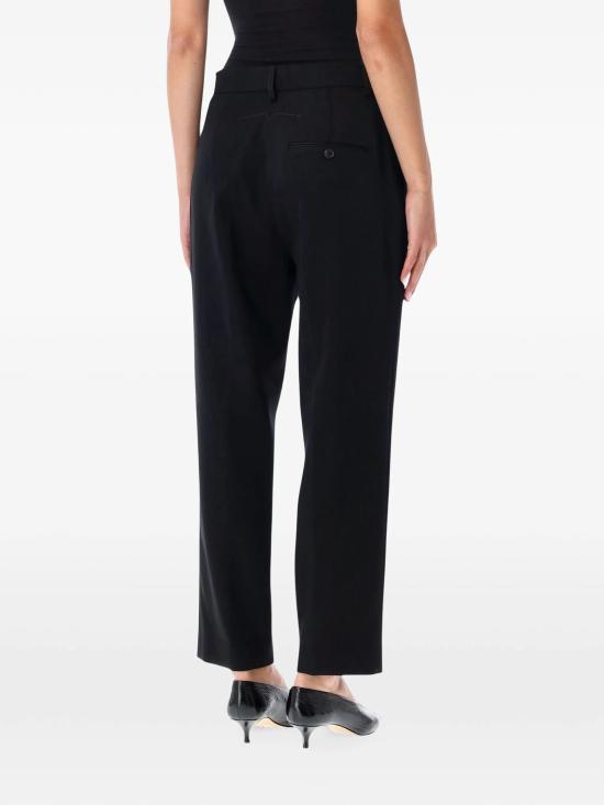 26FW 랑방 스트레이트 팬츠 RW TR0013 4885 A26 10 Nero - LANVIN