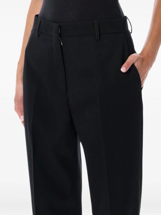 26FW 랑방 스트레이트 팬츠 RW TR0013 4885 A26 10 Nero - LANVIN