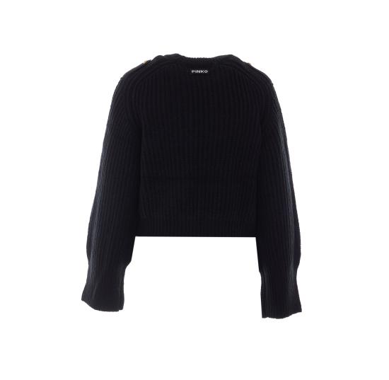 26FW 핑코 스웨터 107803 A3OHZ99 BLACK - PINKO