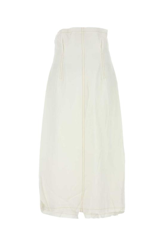  까르벵 롱 스커트 6251K21360 N000 White - CARVEN