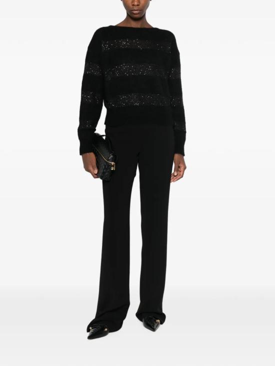 26FW 막스마라 스트레이트 팬츠 2621136014600 004 Nero - MAX MARA
