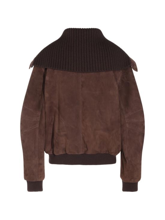 26FW 디 아티코 무스탕 261WCB00130 LBT144AA204 Dark brown - THE ATTICO
