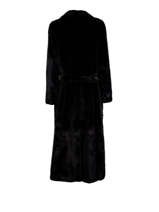 26FW 시모네타 코트 F06CO209M5 AR 001 BLACK - SIMONETTA