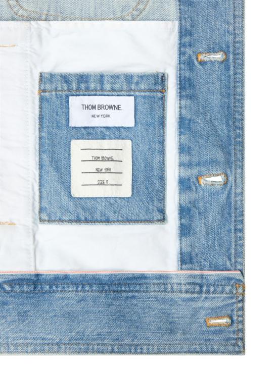 26FW 톰브라운 데님 자켓 MJO256S F1215480 Light Blue - THOM BROWNE