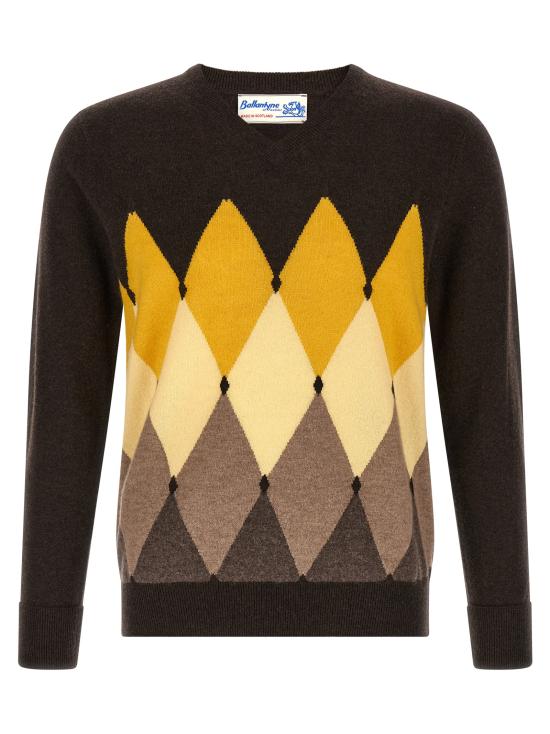 26FW 발렌타인 스웨터 B2P00112KA894549 Brown