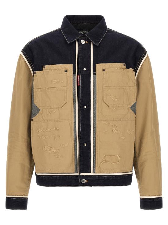 26FW 디스퀘어드2 숏패딩 S74AM1726D30011470 Beige